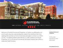Tablet Screenshot of cardinalcommercialproperties.net